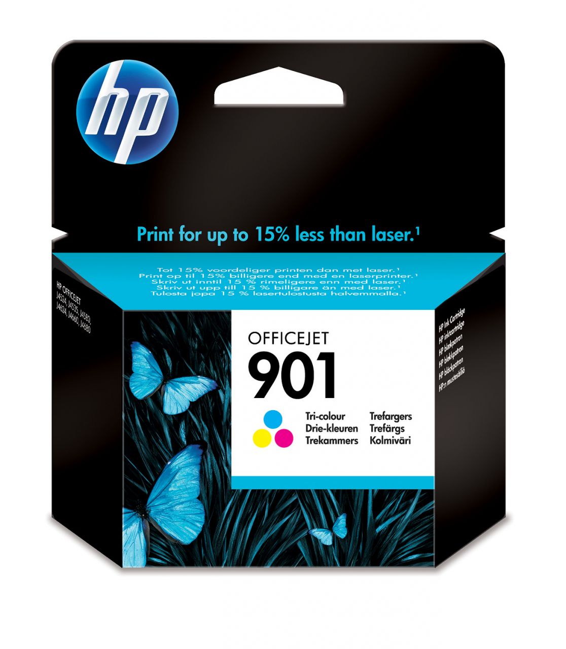 Hp 901 CC656A Renkli Orjinal Kartuş / Hp Officejet 4500 / 4500W / J4500 / J4524 / J4550 / J4600 / J4680C Tricolour Orjinal Mürekkep Kartuşu
