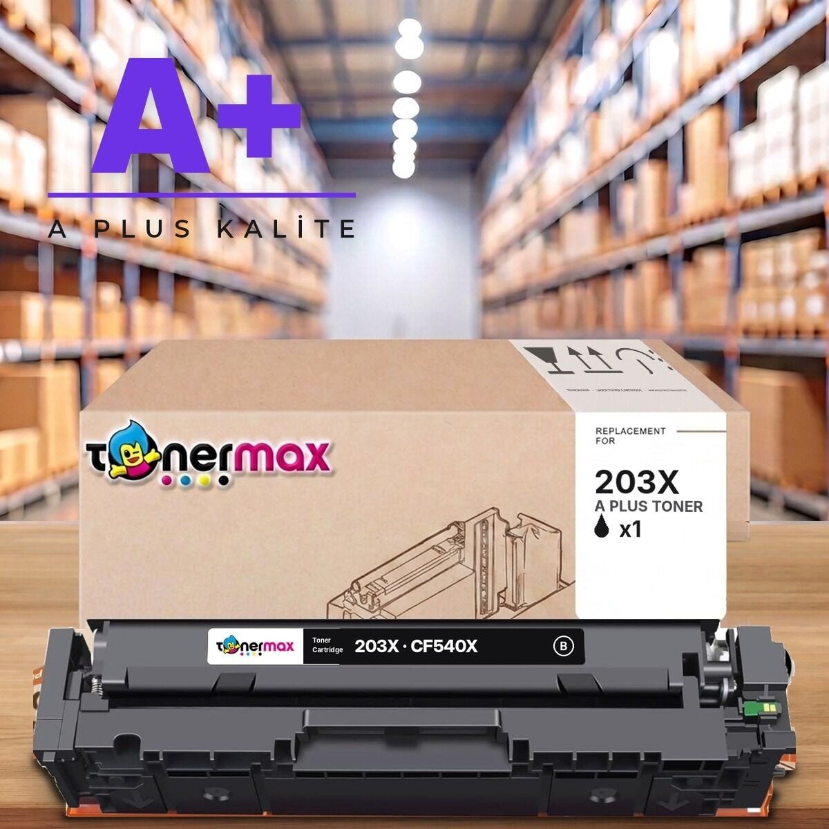 TonerMAX® 203X Siyah Muadil Toner — A Plus