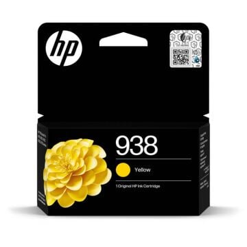 HP 938 / 4S6X7PE Sarı Orjinal Kartuş / HP OfficeJet Pro 9720 / 9730 / 9110b / 9120b / 9130b