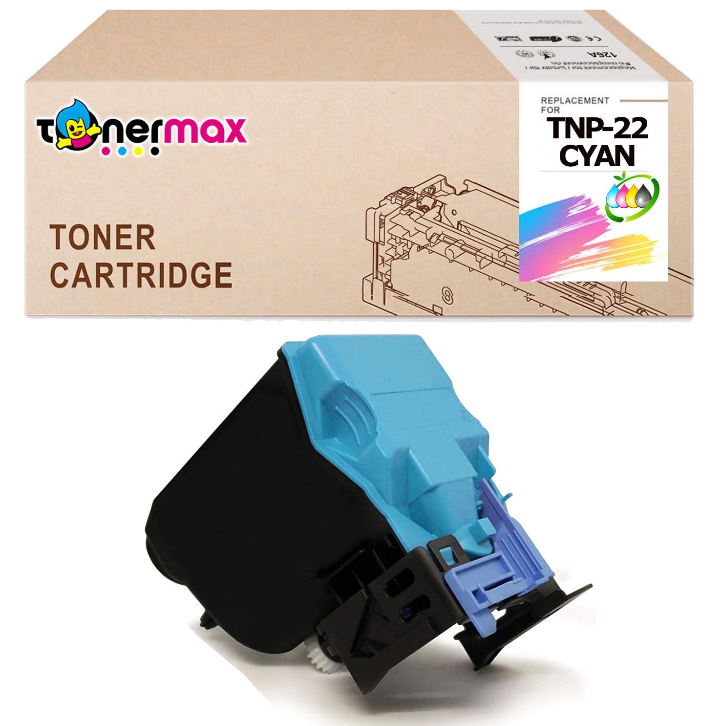 Konica Minolta TNP-22 Muadil Toner Mavi / Bizhub C35 / C35P