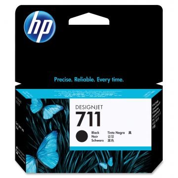 Hp 711 CZ129A Siyah Orjinal Kartuş 38ML / HP Designjet T120 / T520 Kartuş