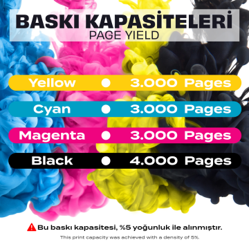 Utax PK-5015 Muadil Toner Set / P-C2566 / P-C2650 / P-C 2655