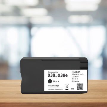 HP Uyumlu Tonermax 938 / 4S6X8PE Siyah Muadil Kartuş / HP OfficeJet Pro 9720 / 9730 / 9110b / 9120b / 9130b