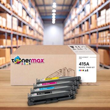 Hp 415A Muadil Toner Set - Çipli / W2030A / W2031A / W2032A / W2033A/ M455 / M480 / M454 / M479