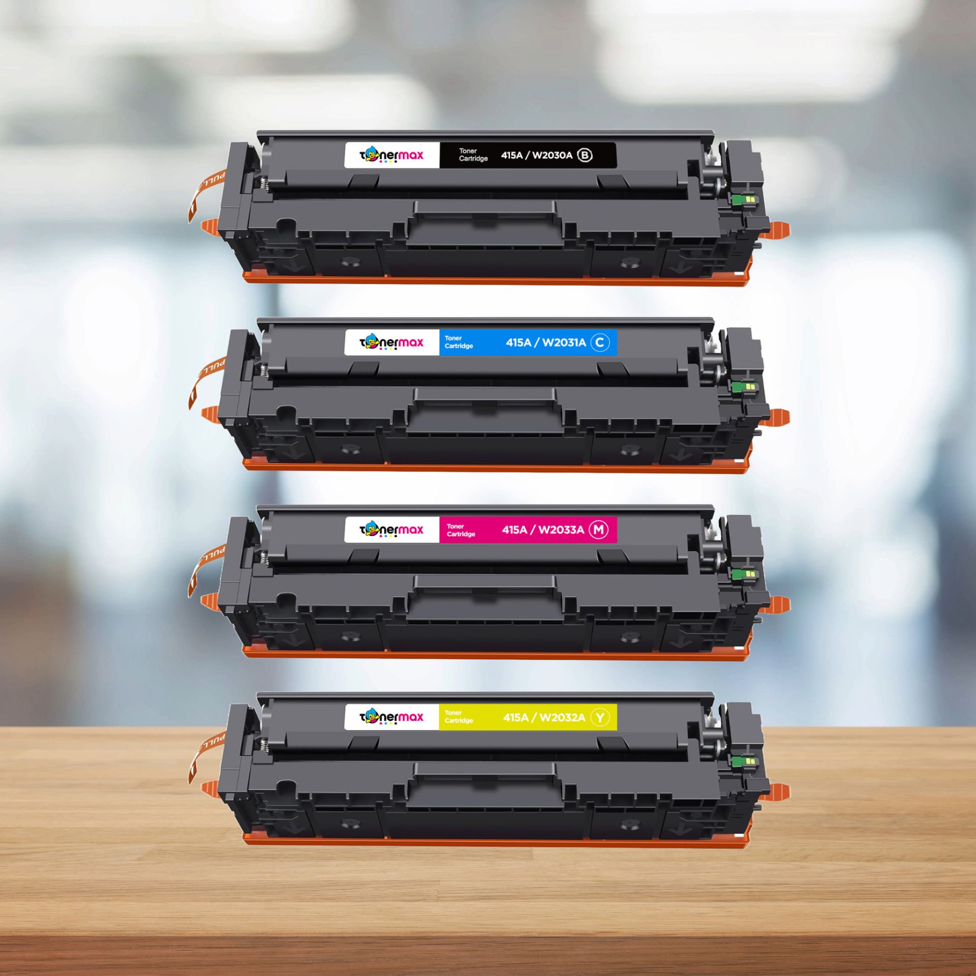 Hp 415A  Muadil Toner Set - Çipli / W2030A / W2031A / W2032A / W2033A/ M455 / M480 / M454 / M478 / M479