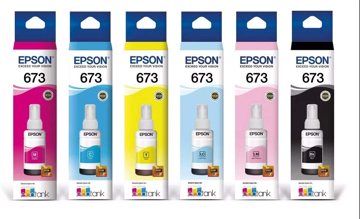Epson T6731/ T6732 / T6733 / T6734 / T6735 / T6736 Orjinal Mürekkep Set