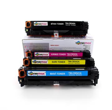 HP 125A Muadil Toner Set / CP1215 / CP1515 / CM1312 / CB540A