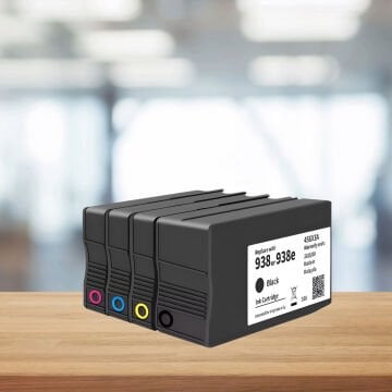 HP Uyumlu Tonermax 938 / Siyah - Mavi - Sarı - Kırmızı Orjinal Kartuş Seti / HP OfficeJet Pro 9720 / 9730 / 9110b / 9120b / 9130b
