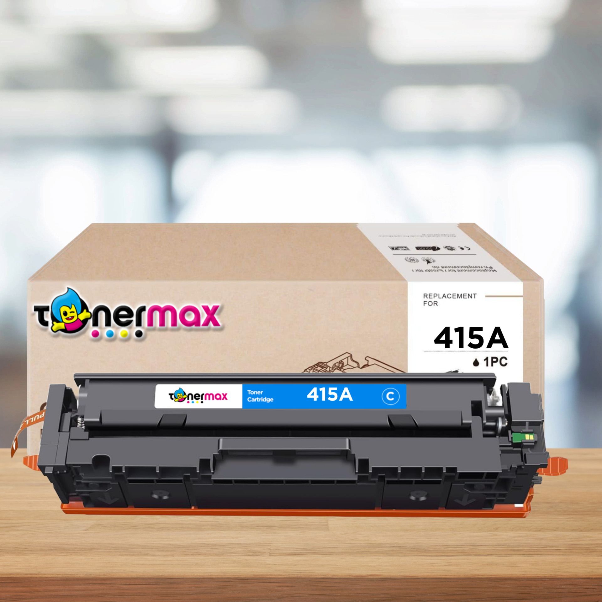 HP 415A W2031A Muadil Toner Mavi