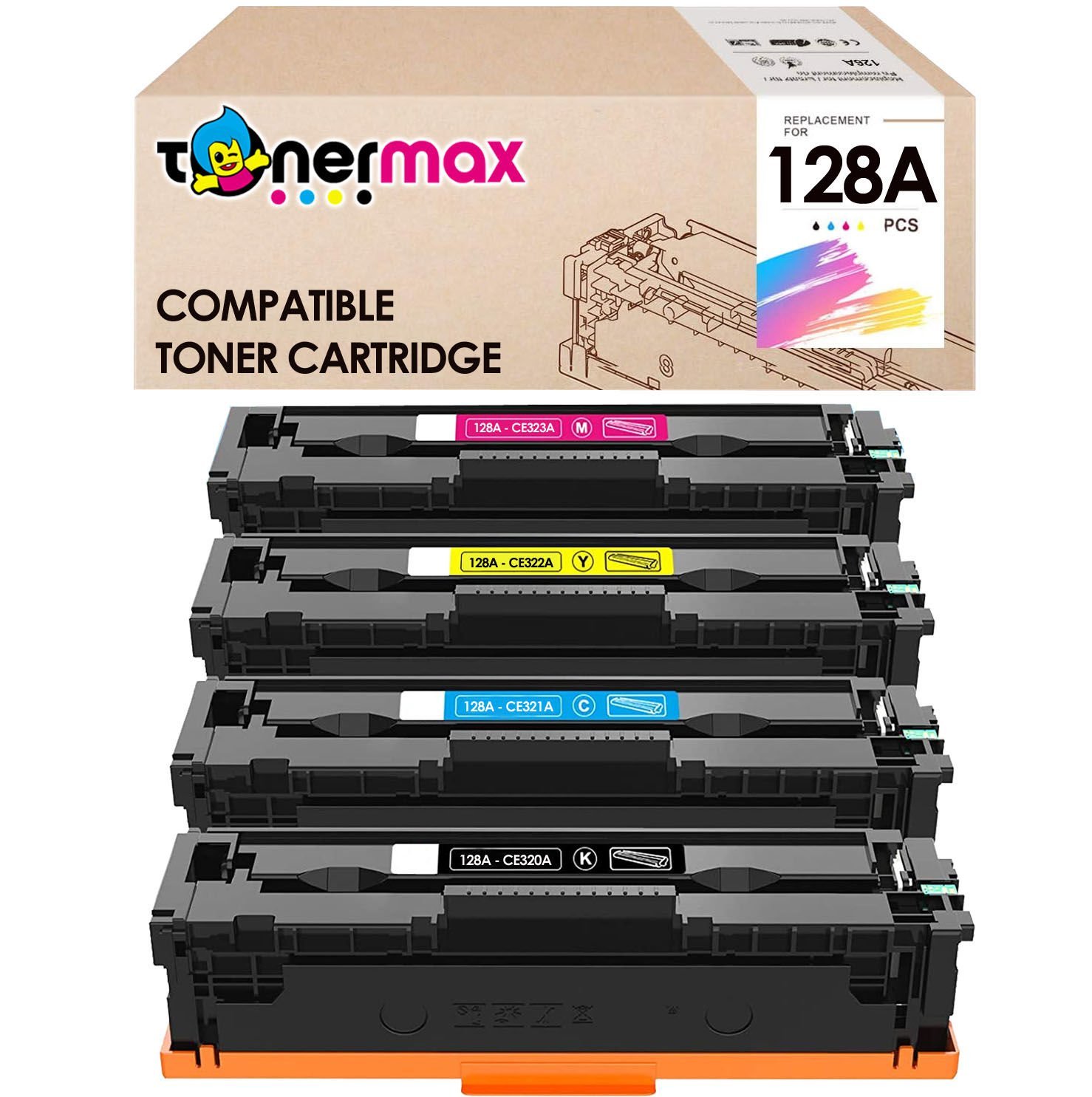 HP 128A / CM1415 / CP1525 / CE320A Set Muadil Toneri