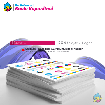 Epson T-9083 Kırmızı Orijinal Kartuş - Yüksek Kapasiteli / Epson WorkForce Pro WF-6090DTWC/WF-6090D2TWC/WF-6590DWF/WF-6590DTWFC/WF-6590D2TWFC