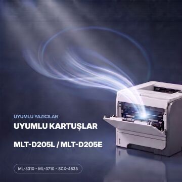 Samsung MLT-D205 Toner Tozu 250GR. / ML-3310 / ML-3312 / ML-3710 / SCX-4833 / SCX-5637 Toner Tozu