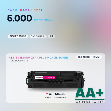 Samsung CLT-M503L Kırmızı Muadil Toner AA Plus / ProXpress C3010 / C3060