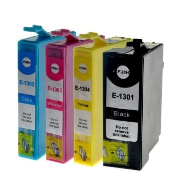 Epson T1301 / T1302 / T1303 / T1304 Muadil Kartuş Set