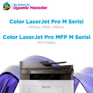 Hp 216A Muadil Toner Takım Çipli/ M155nw / M182n / M183fw/ W2410A / W2411A / W2412A / W2413A
