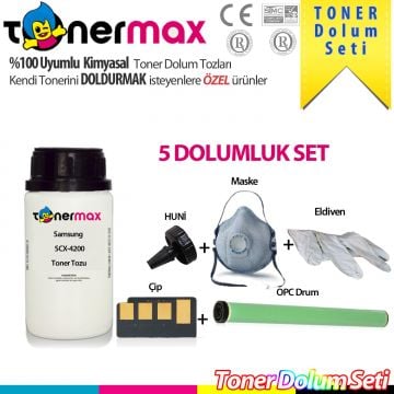 Samsung SCX-4200 Toner Dolum Seti ( 5 Dolumluk )