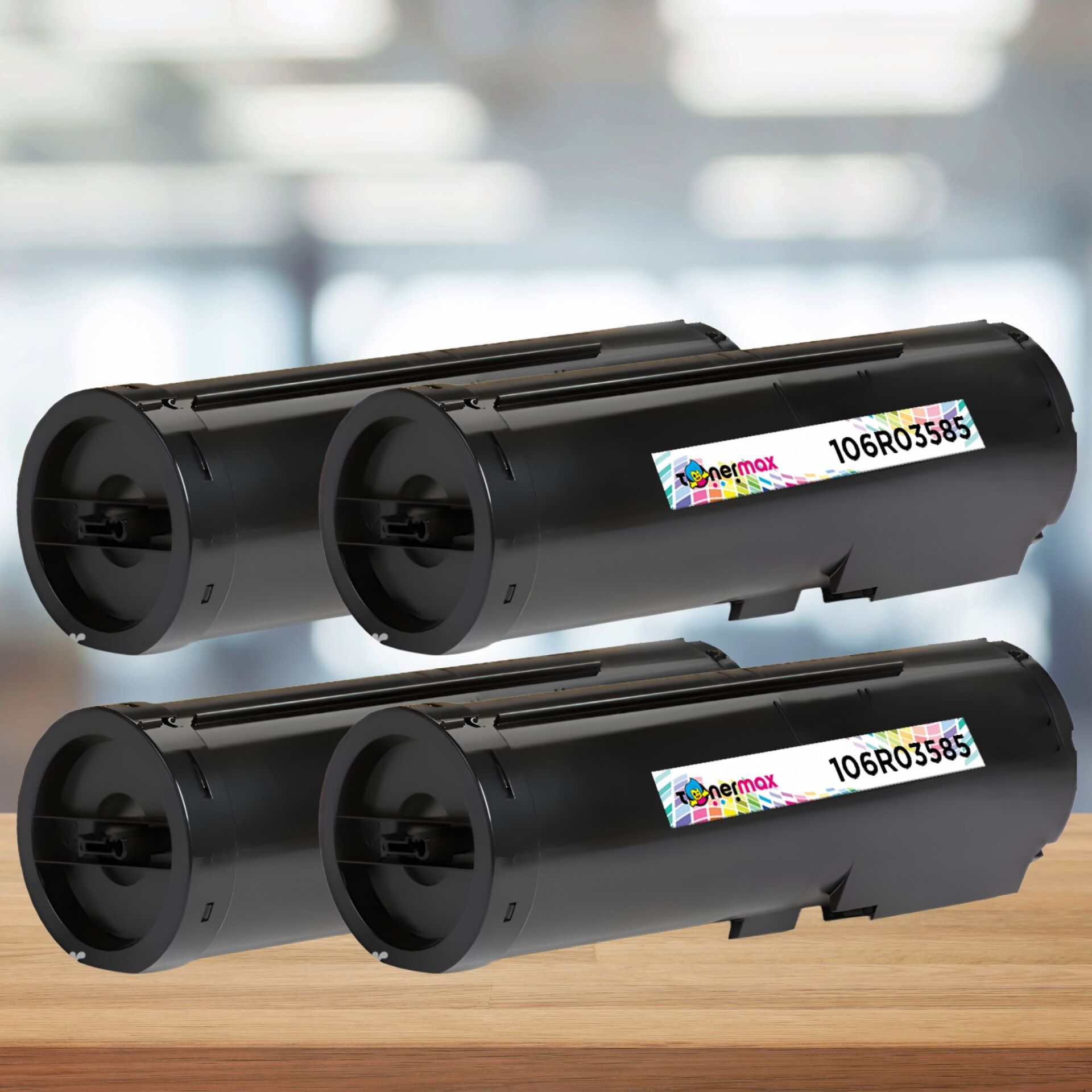 Xerox 106R03585 Muadil Toner 4'lü Paket | B400DN / B450DN