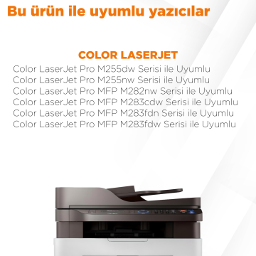 Hp 207A W2212A Muadil Toner Sarı - Çipli/ Laserjet M255 / M282 / M283