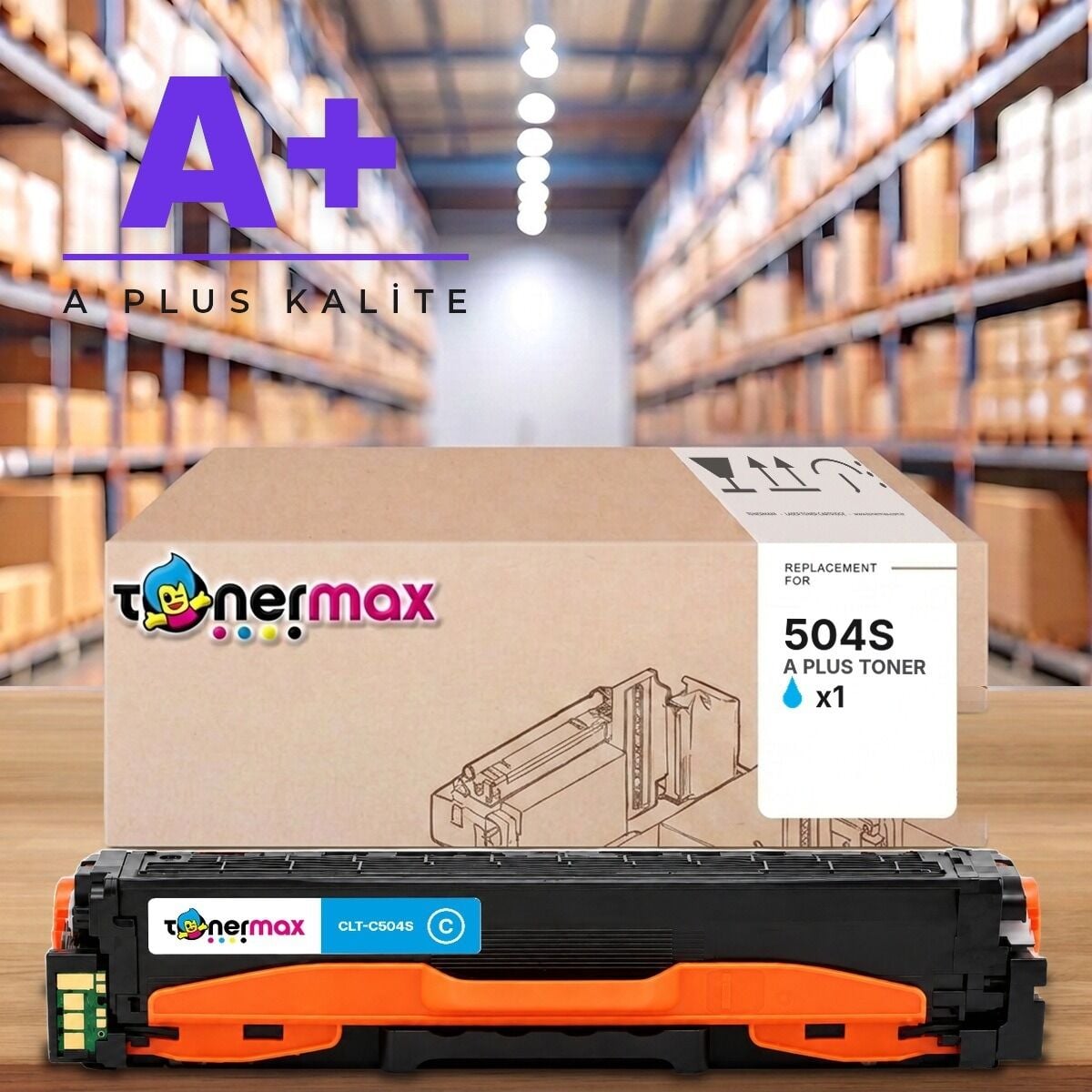 TonerMAX® CLT-504S Mavi Muadil Toner — A Plus