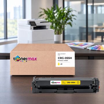 Canon CRG-055H Sarı Muadil Toner - Çipli / LBP663Cdw / LBP664Cx / MF742Cdw / MF744Cdw / MF746Cx