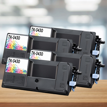 Kyocera TK-3430 Muadil Toner 4'lü Avantaj Paket  PA5500x / MA5500ifx - Siyah