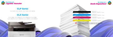 Samsung 407 Muadil Toner Set /CLP-320 / CLP-325 / CLX-3180 / CLX-3185
