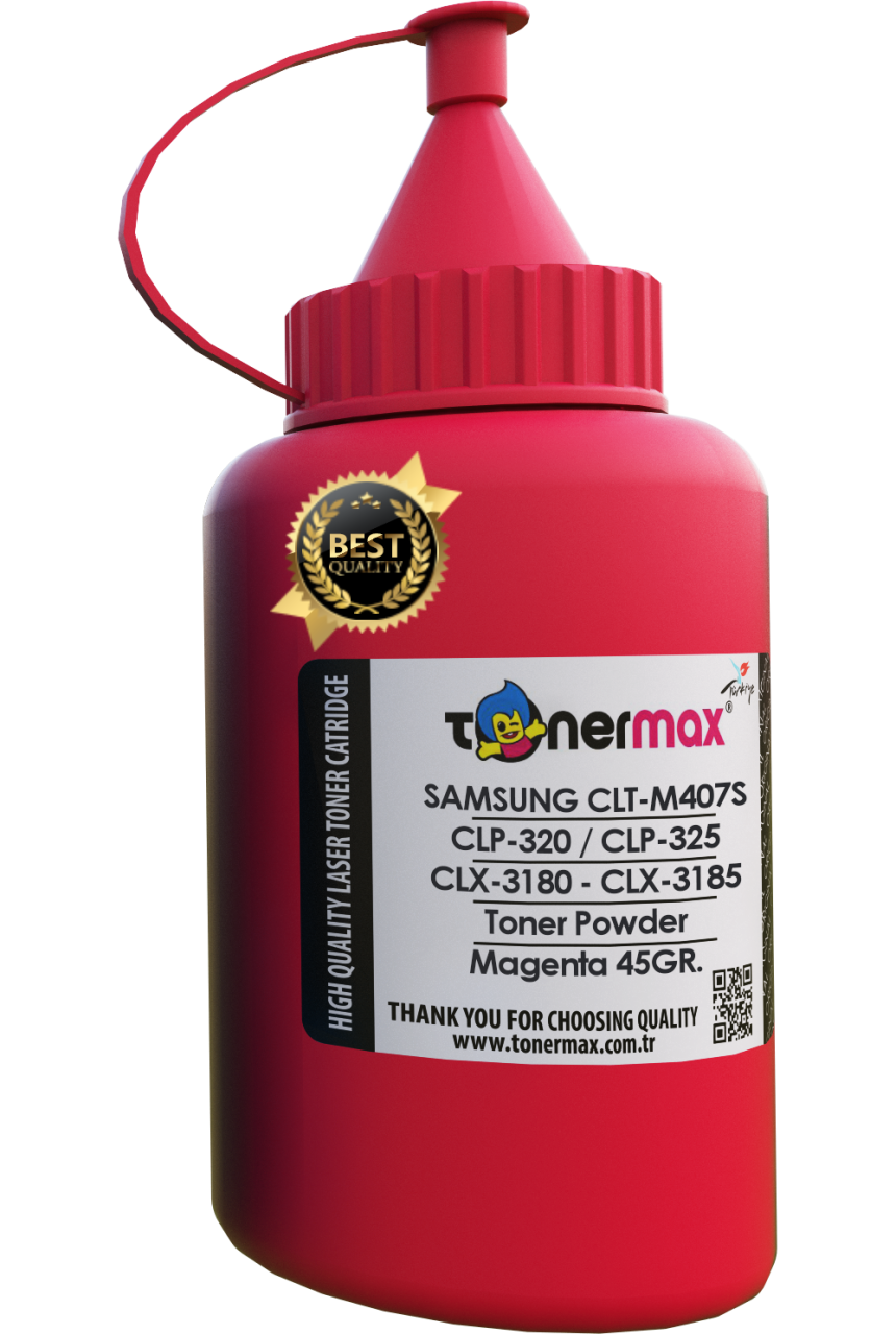 Samsung CLT-K407S Toner Tozu Kırmızı/ CLP-320 / CLP-325 / CLX-3180 / CLX-3185