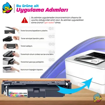 Canon CRG-069 Muadil Toner Kırmızı - Çipli / 5094C002 /LBP673Cdw /MF752Cdw /MF754Cdw