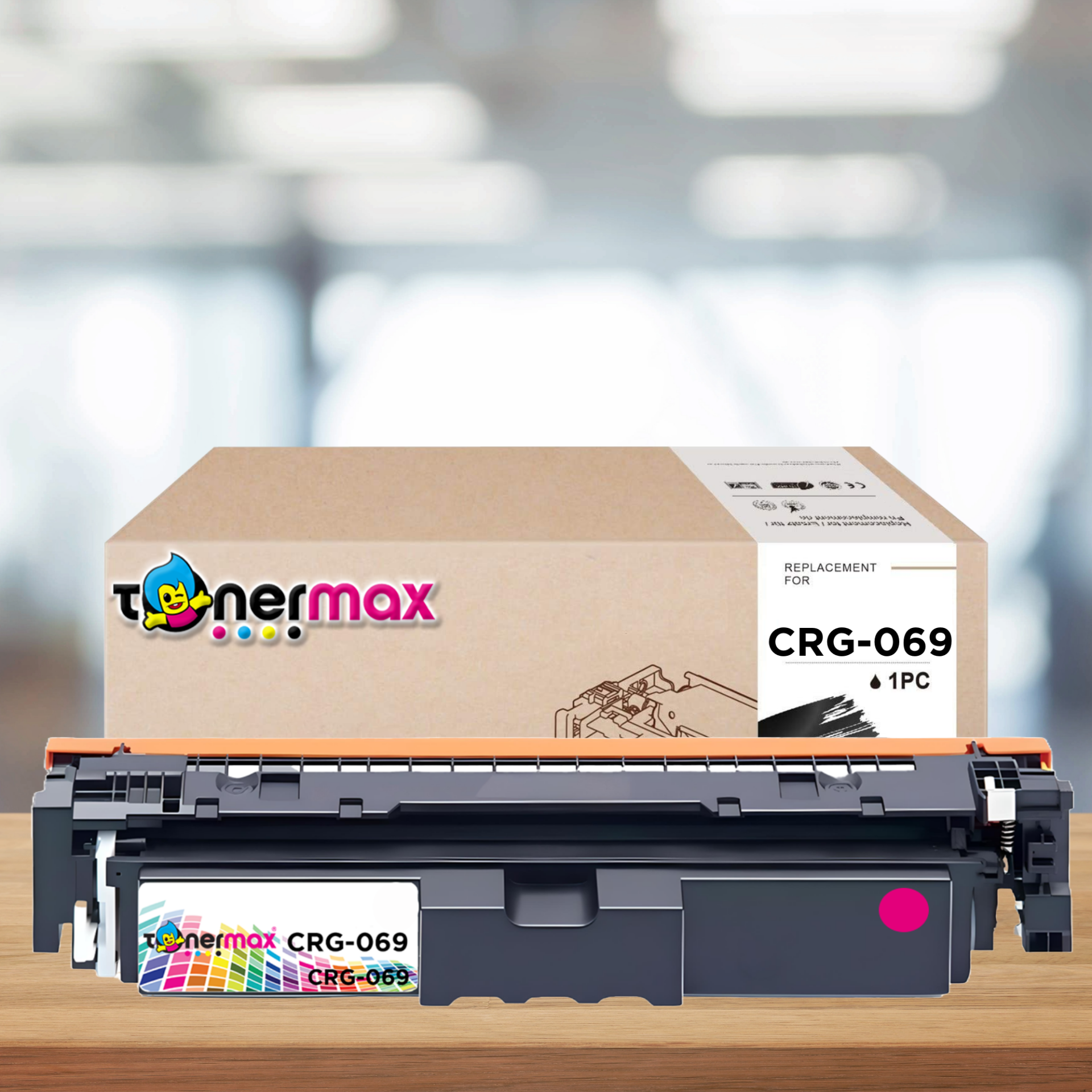 Tonermax Canon CRG-069 muadil Toner Kırmızı Ön Görünüm