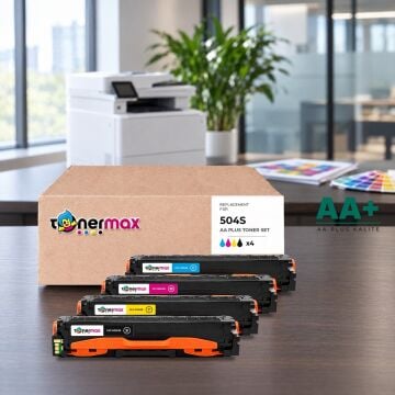 Samsung CLT-504S CMYK Muadil Toner Seti AA Plus / CLP-415 / CLX-4195 / Xpress C1810 / C1860 / CLT-K504S / CLT-C504S / CLT-M504S / CLT-Y504S