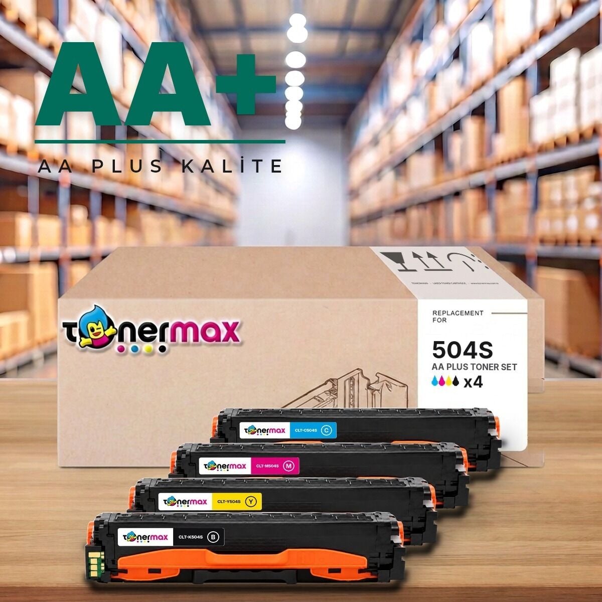 Samsung CLT-504S AA Plus muadil toner seti