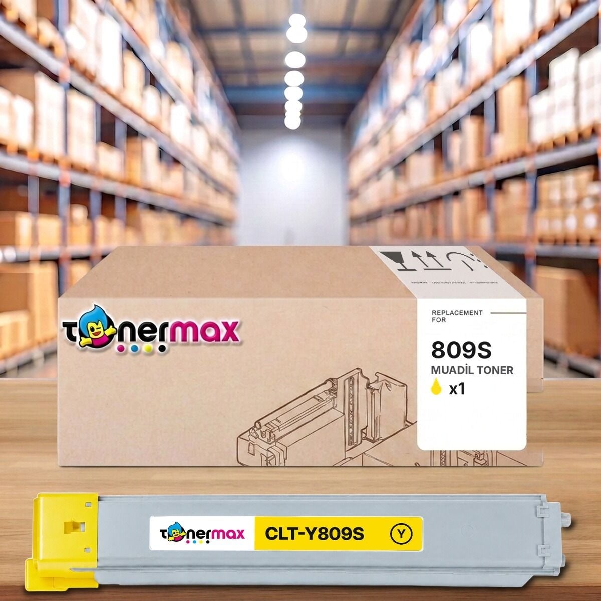 Samsung CLT-Y809S Sarı muadil toner