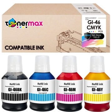 Canon GI-46 Muadil Mürekkep Takım / Canon Maxify GX4040 / GX6040 / GX6050 / GX7040 / GX7050 / GX7055