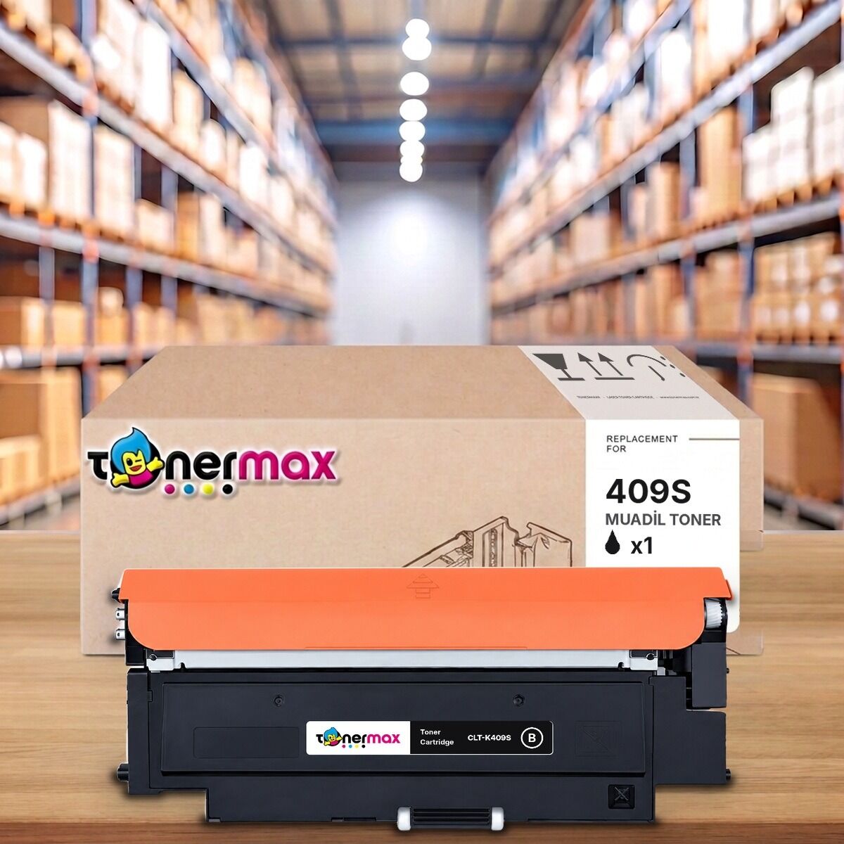 Samsung CLT-K409S Siyah muadil toner