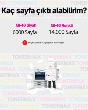 Canon GI-46 Muadil Mürekkep Siyah / Canon Maxify GX4040 / GX6040 / GX6050 / GX7040 / GX7050 / GX7055