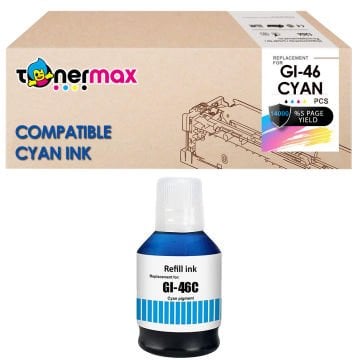 Canon GI-46 Muadil Mürekkep Mavi / Canon Maxify GX6040 / GX6050 / GX7040 / GX7050 / GX7055
