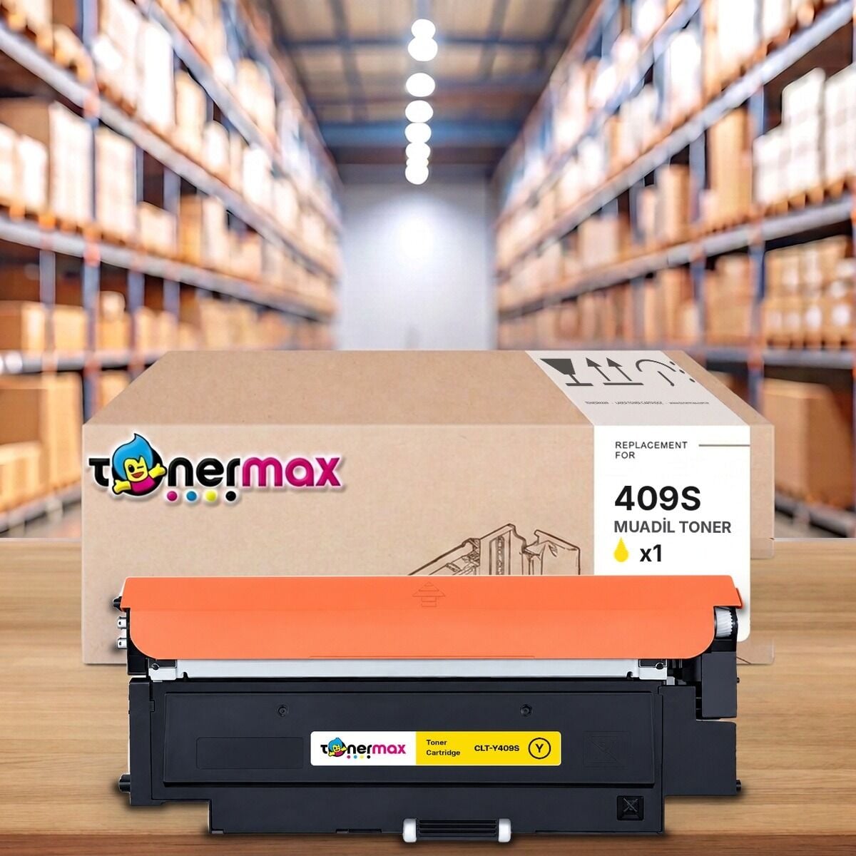 Samsung CLT-Y409S Sarı muadil toner