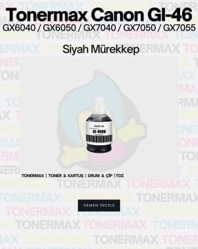 Canon GI-46 Muadil Mürekkep Kırmızı / Canon Maxify GX6040 / GX6050 / GX7040 / GX7050 / GX7055