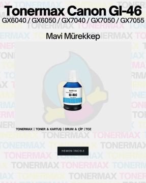 Canon GI-46 Muadil Mürekkep Kırmızı / Canon Maxify GX6040 / GX6050 / GX7040 / GX7050 / GX7055