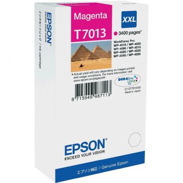 Epson T7013 XXL / WP-4015dn /WP-4095DN /WP-4515dn /WP-4525dnf /WP-4535dwf /WP-4545dtwf /WP-4595dnf Kırmızı Orjinal Kartuş