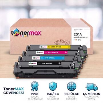 Hp 201A CF400A Muadil Toner Set /M252 / M274 / M277