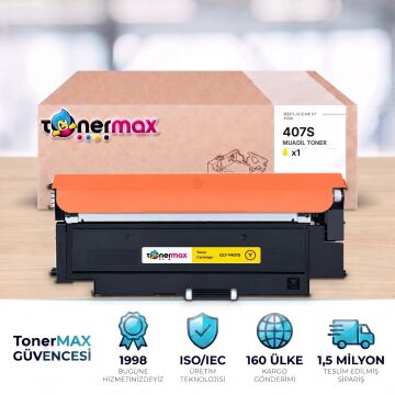 Samsung CLT-Y407S Muadil Toner Sarı/CLP-320 / CLP-325 / CLX-3180 / CLX-3185
