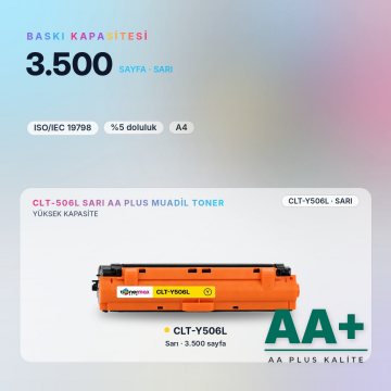 Samsung CLT-Y506L Sarı Muadil Toner AA Plus / CLP-680 / CLX-6260