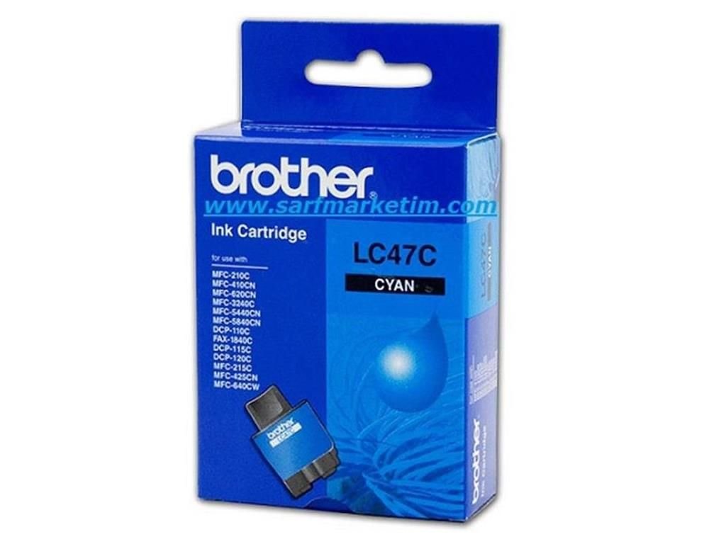 Brother LC-47C Mavi Orjinal Kartuş