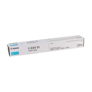 Canon C-EXV-51 / 0482C002 Mavi Orjinal Fotokopi Toneri