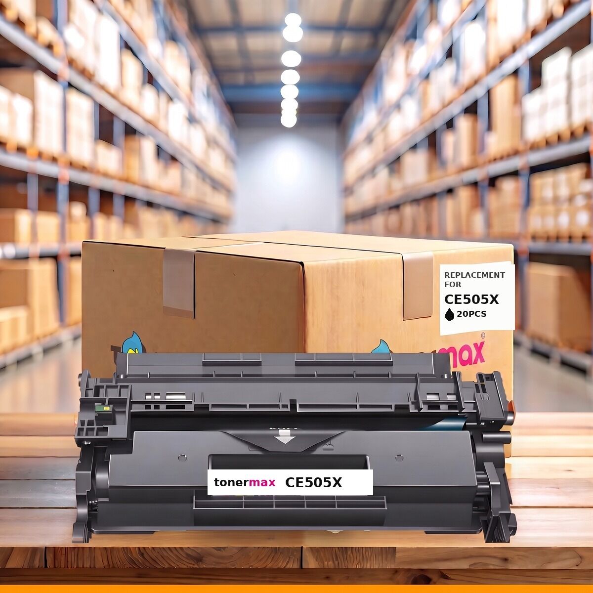 HP CE505X / P2050 / P2055 Muadil Toneri - 20'li Paket