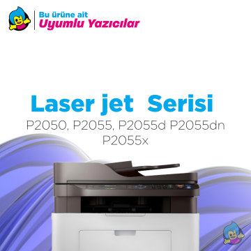 HP CE505X / P2050 / P2055 Muadil Toneri - 2'li Paket