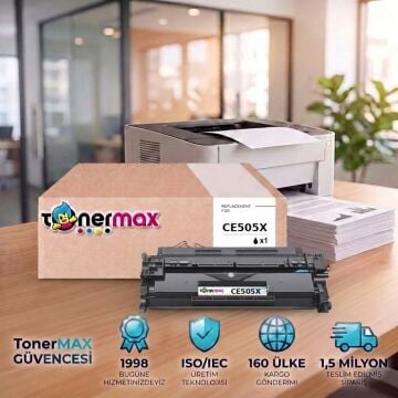 HP CE505X / P2050 / P2055 Muadil Toneri - 2'li Paket
