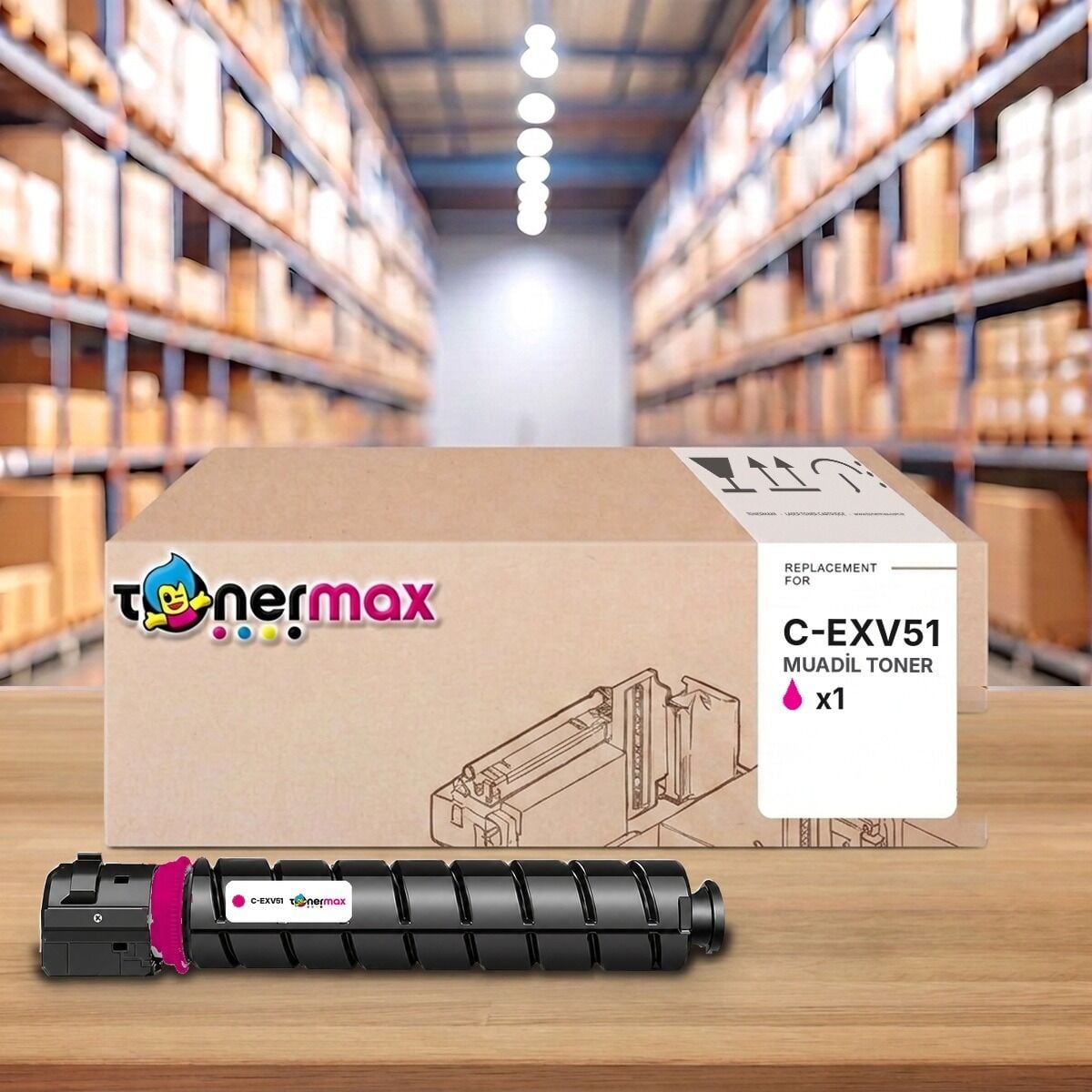 TonerMAX® C-EXV51 Kırmızı Muadil Toner