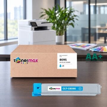 Samsung CLT-C809S Mavi Muadil Toner AA Plus / CLX-9201 / CLX-9251 / CLX-9301